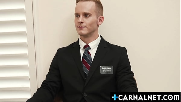 Master Reece Scott shaft pressed against Dylan Tides cheeks and he felt himself his first man fully inside of him