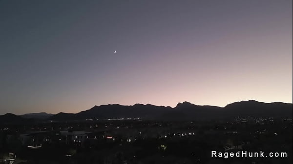 Gay blowjob and anal sex on sofa