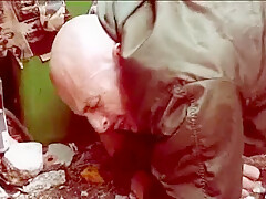 Biker boys fisting skinhead