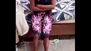 Hot step daugher in sexy dress masterbating & give boobs job and show her sexy ass to step daddy