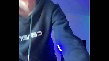 Skinny Boy Holding Back A Huge Cumshot Until It Hurts
